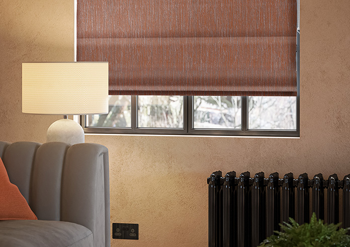 Cascade, Paprika - Twist&Fit Roman Blind - Image 5